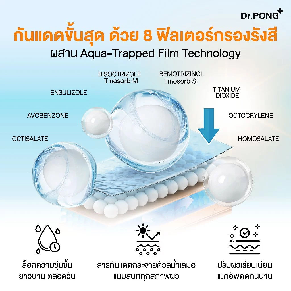 Dr.PONG_H2O Hydrating UV Milk Sunscreen_25g