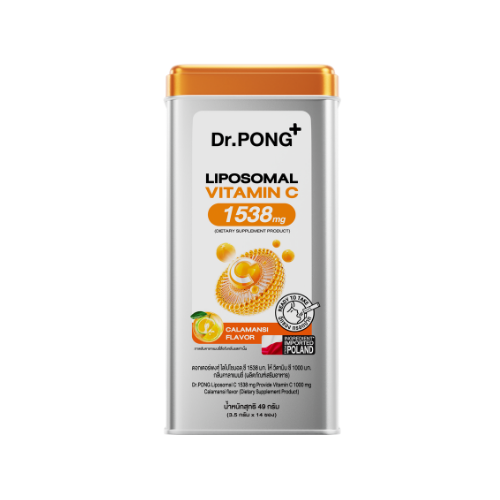 Dr.PONG_LIPOSOMAL C 1538 mg PROVIDE VITAMIN C 1000 mg_Calamansi_3.5g_14Sachets
