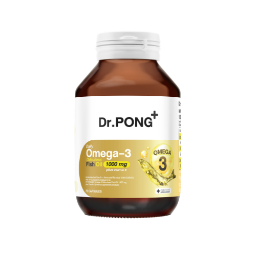 Dr.PONG Daily Omega-3 odourless fish oil 1000 mg plus vitamin E