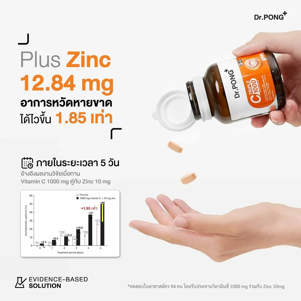 Dr.PONG_TRIPLE C 1000 VITAMIN C 1000 mg_60Tablets