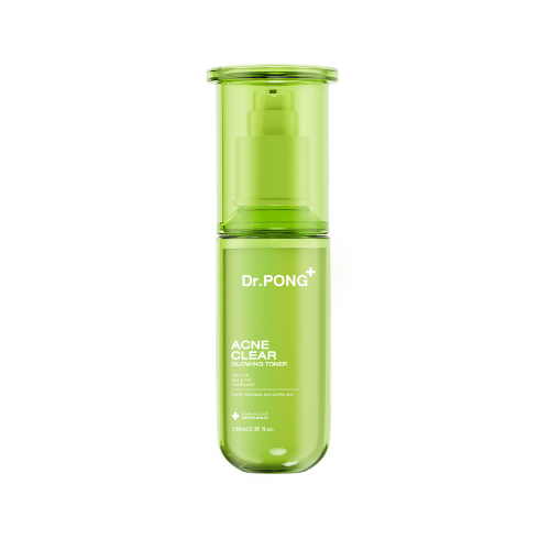 Dr.PONG ACNE CLEAR GLOWING TONER โทนเนอร์สำหรับคนเป็นสิว ผิวแพ้ง่าย อ่อนโยน 100 ml