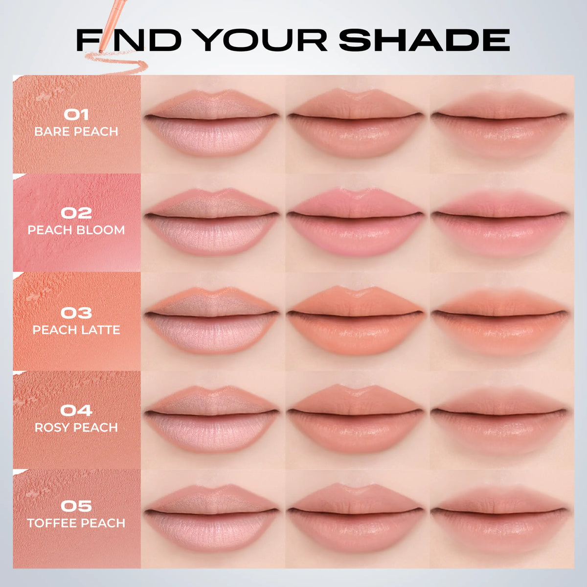 BEAUTILAB_PEACH PERFECT STAY LIP LINER_NO.04_0.16g