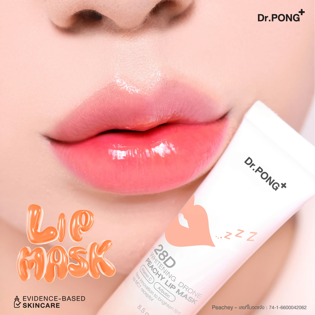Dr.PONG_28D WHITENING DRONE LIP MASK_PEACHY_8.5g
