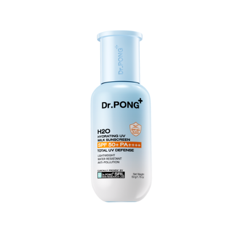 Dr.PONG H2O Hydrating UV Milk Sunscreen กันแดดน้ำนม เนื้อบางเบา ชุ่มชื้น กันน้ำ กันเหงื่อ กันฝุ่น