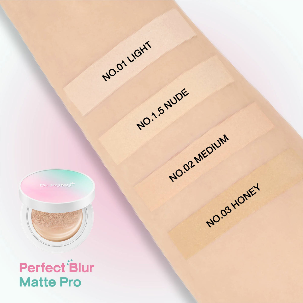 Dr.PONG_MATTE PRO ACNE ACE LONGWEAR CUSHION SPF50+ PA++++_No.1_15g