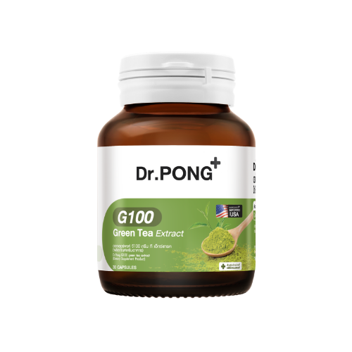 Dr.PONG G100 green tea extract ชาเขียวสกัดเข้มข้น USA